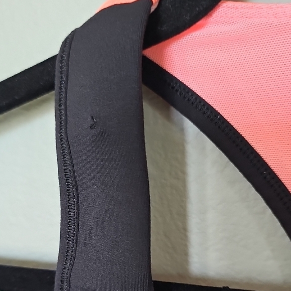 Lululemon Cardio Kick Black Pink Orange Racerback Tank Size 6 - Picture 2 of 14